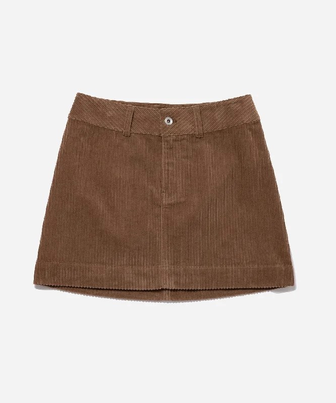 Zoey Wide Wale Cord Skirt