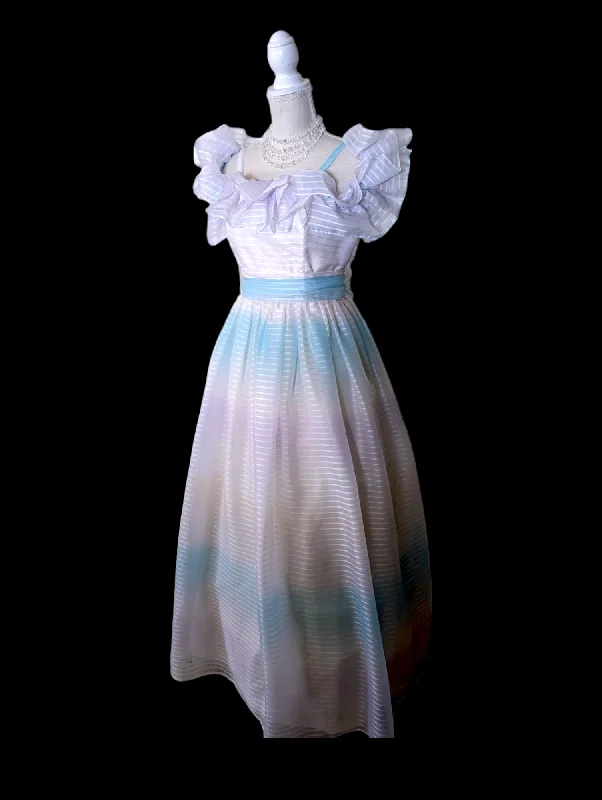 1970s Unicorn Fairy Princess Vintage Dress