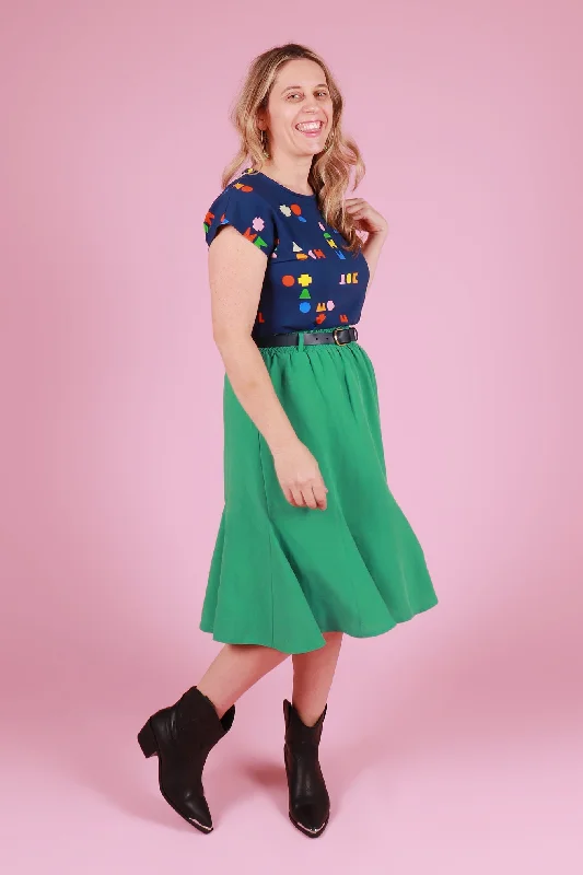 Gillian Skirt Green Emerald