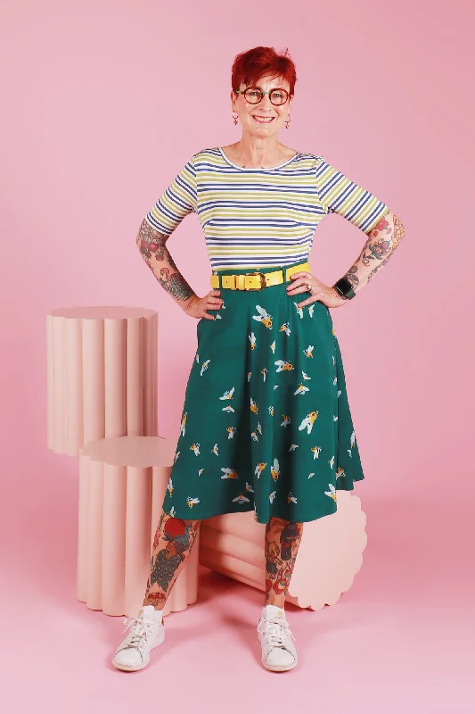 Rizzo Skirt Midi Native Bees