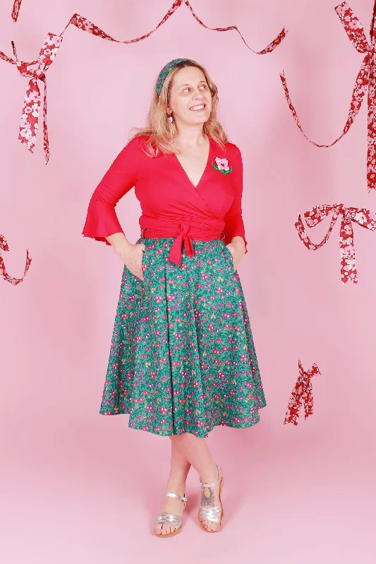 Valentina Skirt Trailing Blossom Liberty