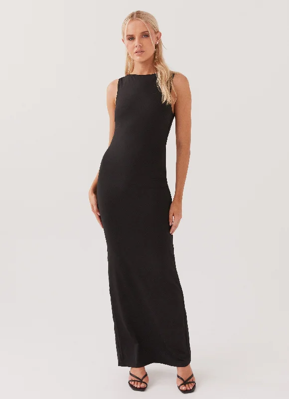 Davina Maxi Dress - Black