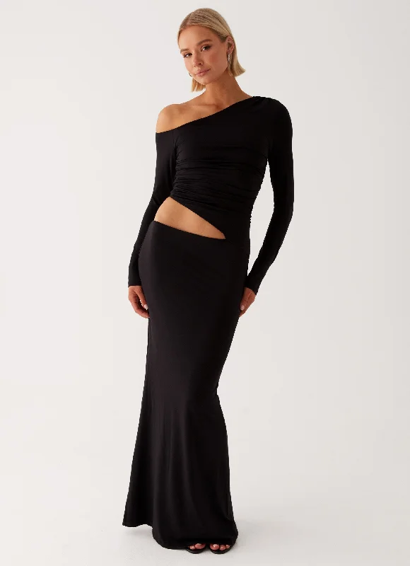 Good Vibrations Maxi Dress - Black