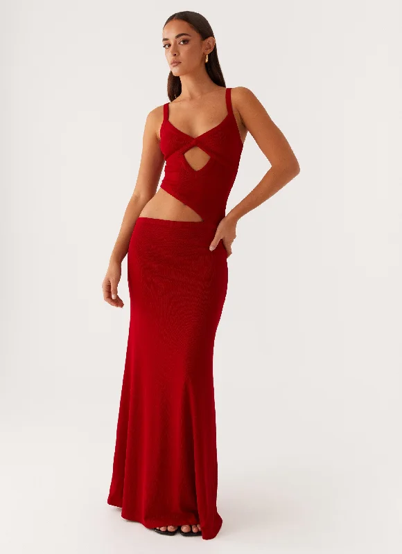 Jocelyn Maxi Dress - Red