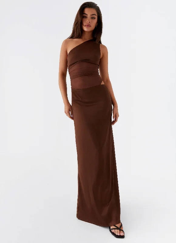 Juliette Maxi Dress - Chocolate