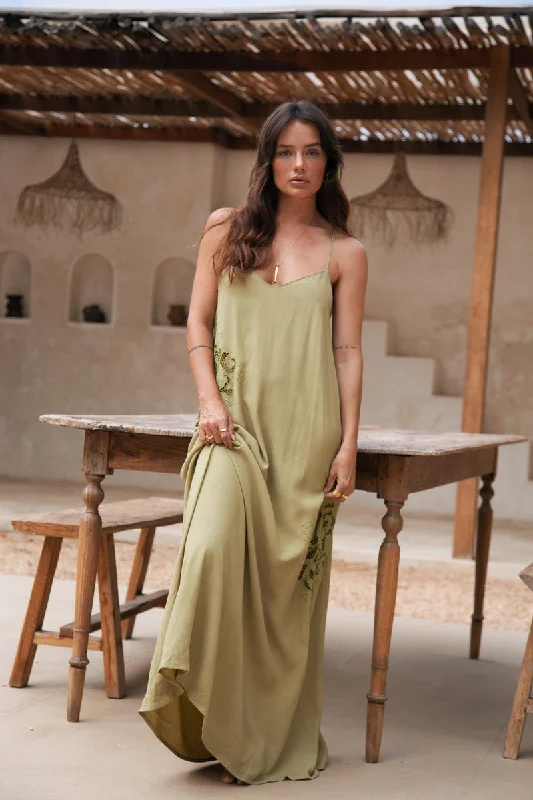 IN HARMONY MAXI DRESS - GREEN