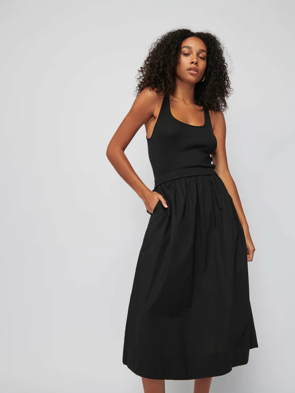 Nation LTD Sadelle Clean Combo Midi Dress