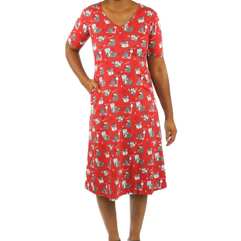 Science Moles Midi Dress (No Waist Seam) [FINAL SALE]